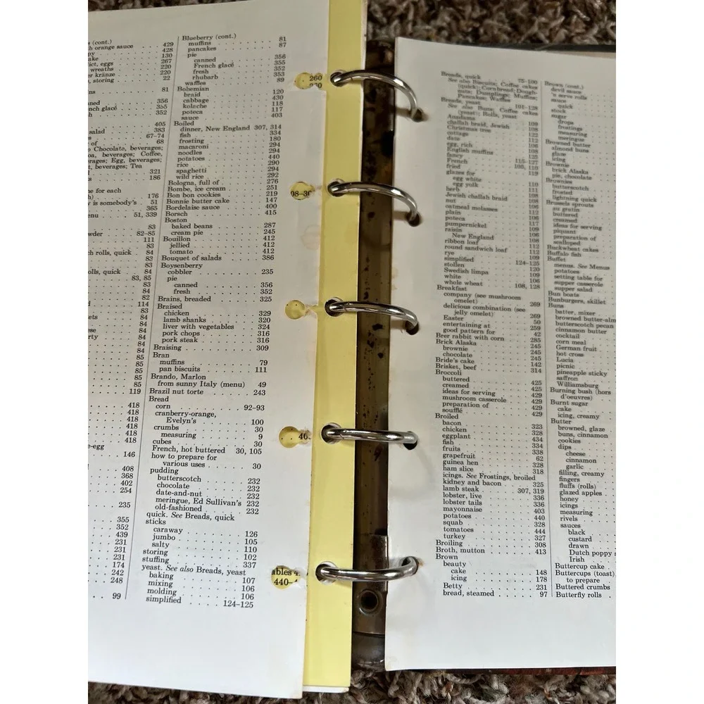 Betty Crocker's Picture Cook Book Revised and Enlarged Vintage 5-Ring Binder